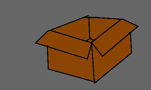 caixa de papelão