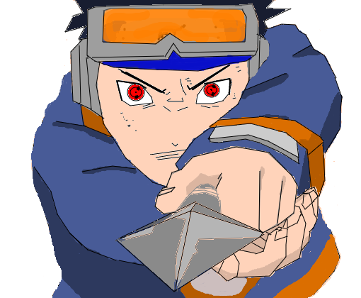 Como desenhar OBITO UCHIHA de Naruto 