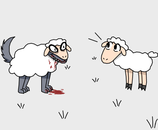 wolf in sheep\'s clothing