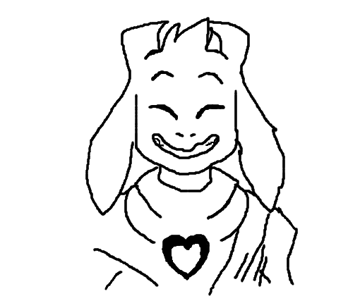 Asriel Dreemur Desenho De Jeffthekiller545 Gartic 0073