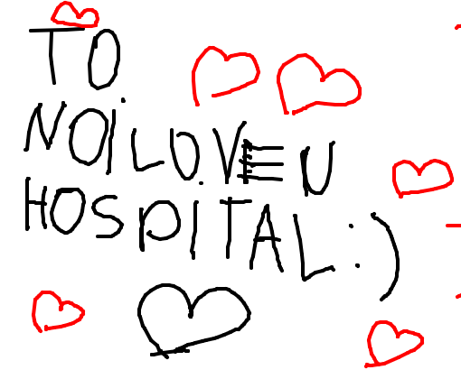To no hospital;:)