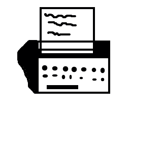 máquina de datilografar