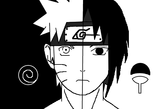 Boruto e Sasuke - Desenho de liam_uchiha - Gartic