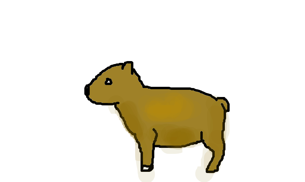 Capivara - Desenho de bellbis - Gartic