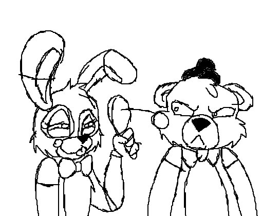 Toy Bonnie bothering!