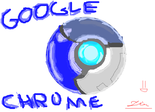 Símbolo do Google Chrome diferente =D