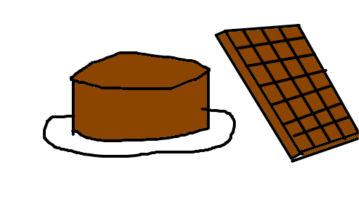 bolo de chocolate