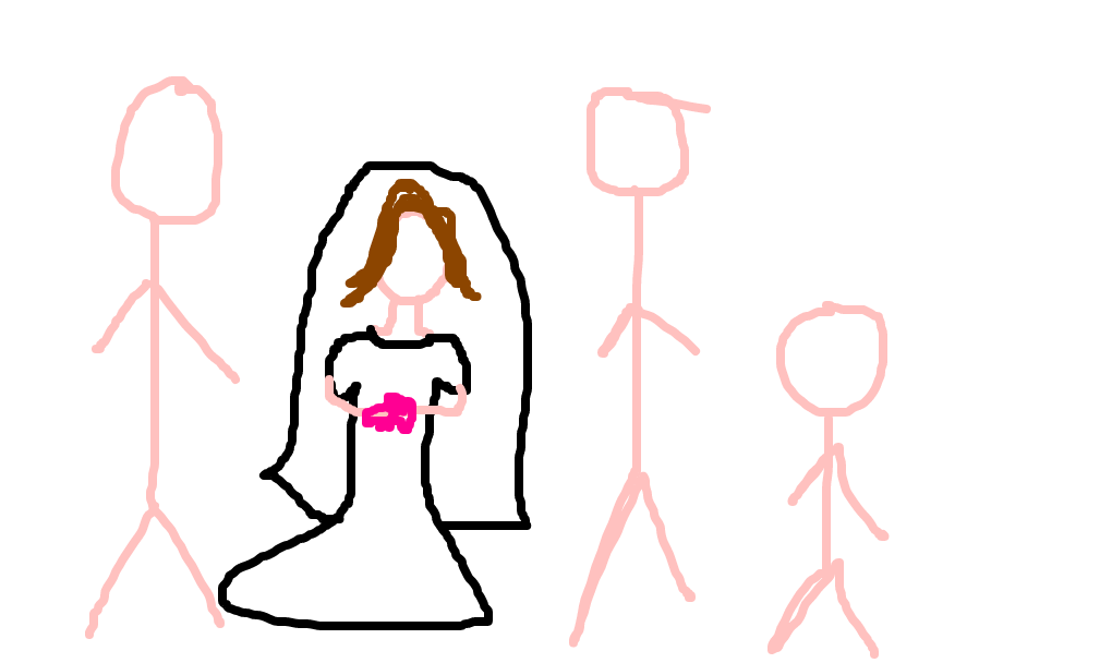 a família da noiva