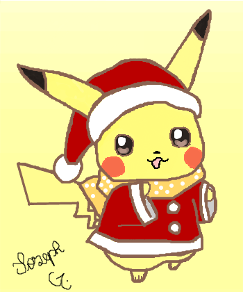 Pikachu and Christmas