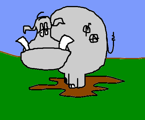 hipopótamo triste 