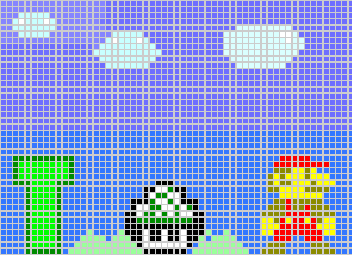 Super Mario Pixels