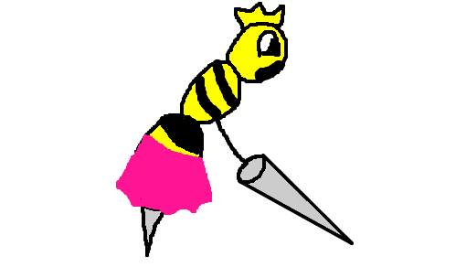 abelha rainha de saia