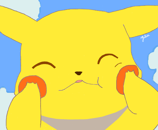 Pikachu fofo, png