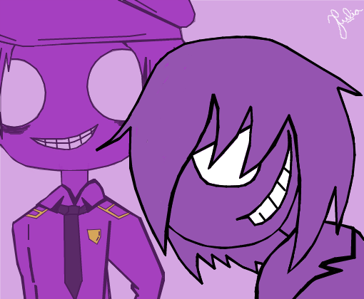 purple guy  fnaf 4 - Desenho de braysa - Gartic