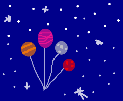 Balões Do Sistema Solar