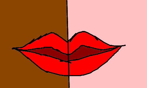 lábios divididos