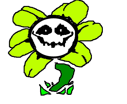 Flowey Undertale - Desenho de noob_gamer123123br - Gartic