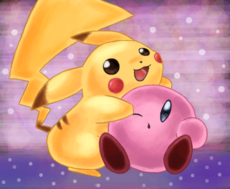 Pikachu e Kirby (Chara_Neko)