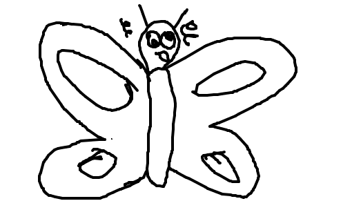 borboleta maluca