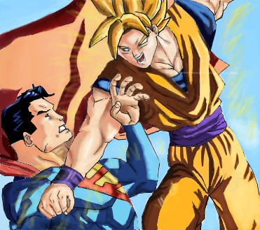 Goku vs Super-homem  quem vence ?  