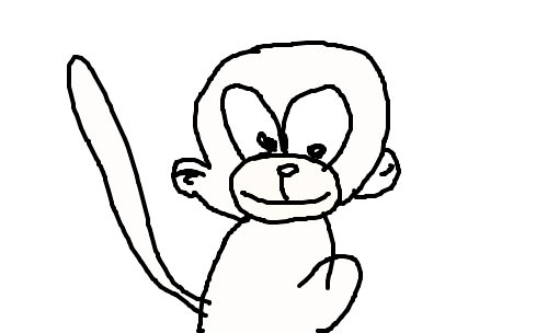 Macaco Albino p/ Luiz - Desenho de gimell - Gartic