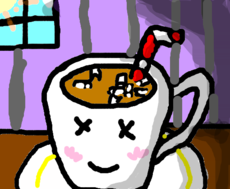 cafe com marshmallow