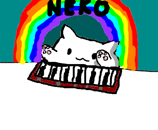 Cat Funny piano