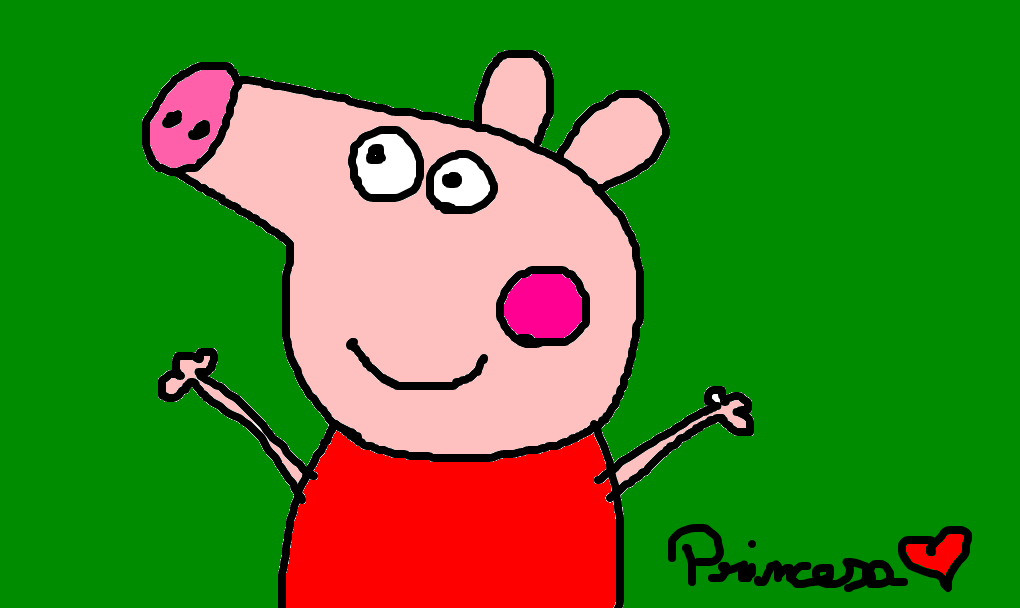 Animezando: Peppa Pig - Desenho de hashtagx - Gartic