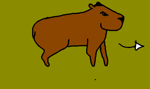 Capivara - Desenho de bellbis - Gartic