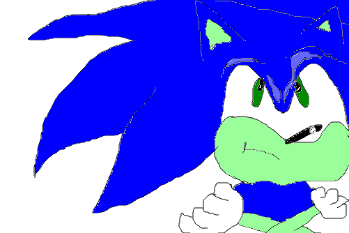 Sonic - (mal desenhado) Aprendendo.. - Desenho de kevinoliver - Gartic