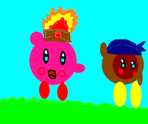 Kirby e Bandana Waddle Dee