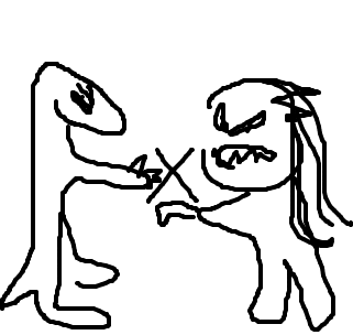 Alien vs predador - Desenho de mrbrownstone - Gartic