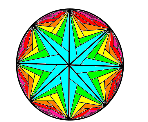 esfera de cores