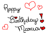 Happy Birthday Marcuuuus *-*-*-*-
