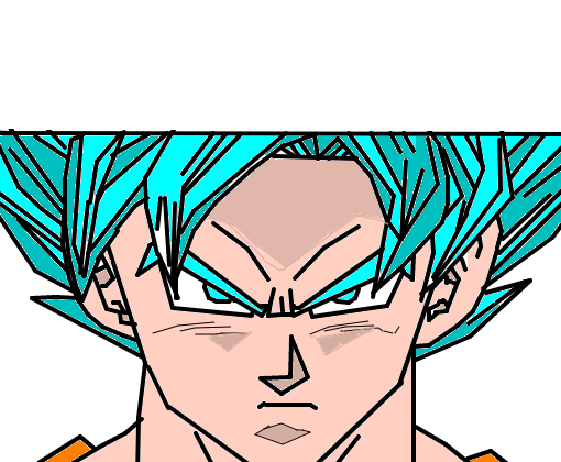 Desenho, Goku SSJ Blue