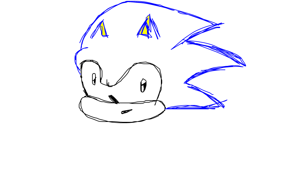 sonic correndo - Desenho de icepikachu - Gartic