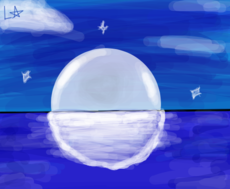 Céu e a lua