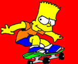 Bart no skate P/Léo_Stronda_XXT