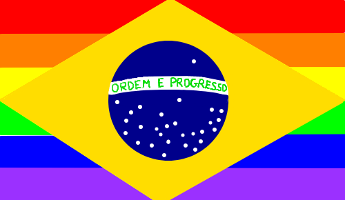  #1 BANDEIRA BRASIL LGBT