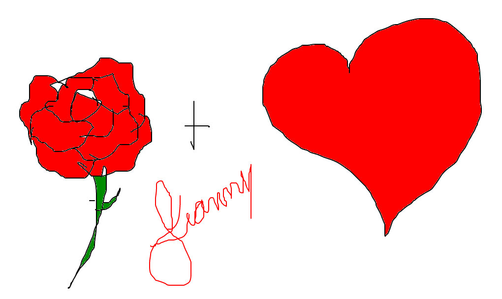 uma rosa com amor
