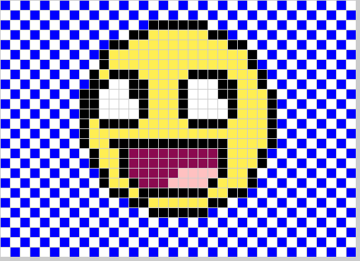 awersome face - pixel