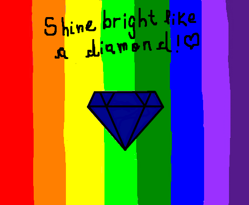 Diamante arco-íris:)