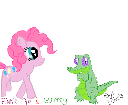 Pinkie Pie and Gummy