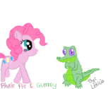 Pinkie Pie and Gummy