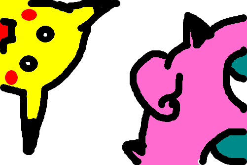 Pikachu e Jigglypuff