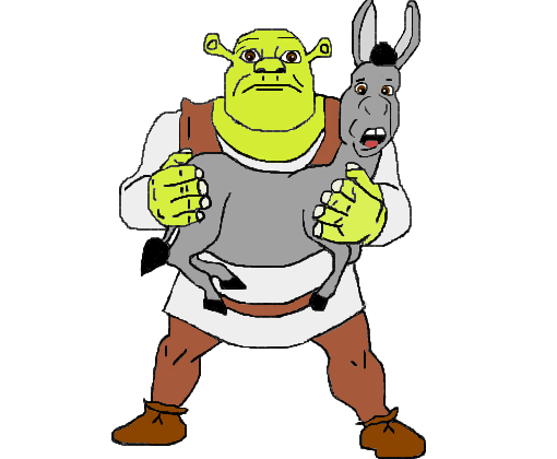 Burro Shrek - Desenho de redbullbrasil - Gartic