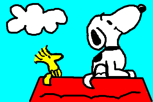 Woodstock e Snoopy <3