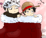 Law And Luffy Chibi 