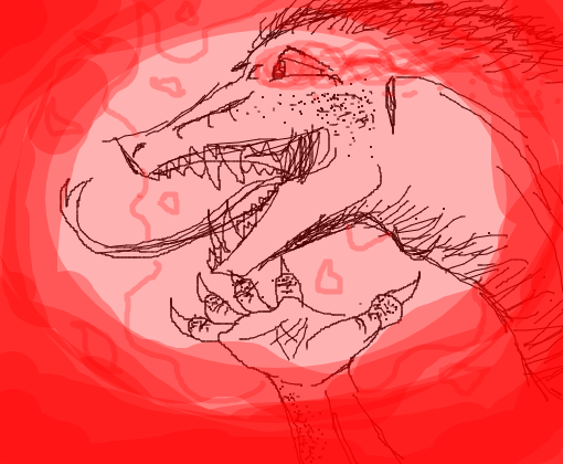 Dragão de fogo - Desenho de davigamerxp - Gartic