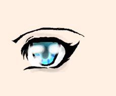 teste 1 olho azul 